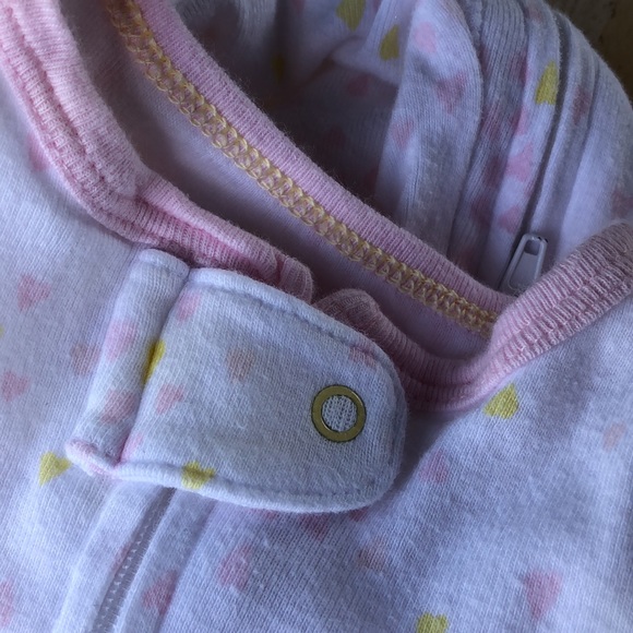 ✨ 3/$15 ✨ Cloud Island Baby Girl Footie Pajamas, Set of 2 - Picture 5 of 16